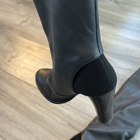 Stuart Weitzman Black Knee-High Women's Boots Sz 9 - Picture 3 of 6